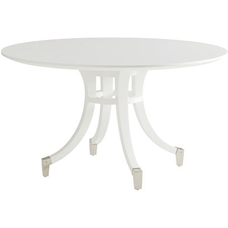 Lombard Round Dining Table with 60 Inch Top
