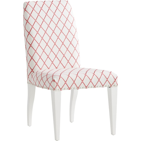 Darien Upholstered Side Chair in Custom Fabric