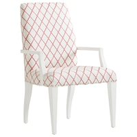 Darien Upholstered Arm Chair in Custom Fabric