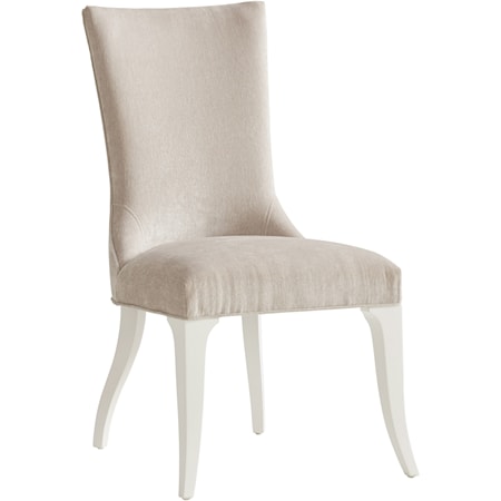 Geneva Upholstered Side Chair in Custom Fabric