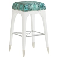 Northbrook Bar Stool in Custom Fabric or Leather