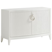 Bedford Park Hall Chest with Polished Crystal Hardware and Adjustable Shelving