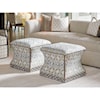 Lexington Carlyle Merino Ottoman