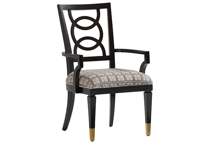 Carlyle Pierce Upholstered Arm Chair - Custom by Lexington at Furniture Fair - North Carolina
