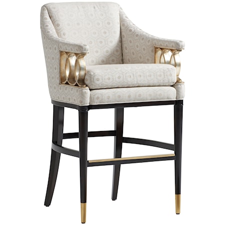 Hemsley Upholstered Bar Stool - Custom