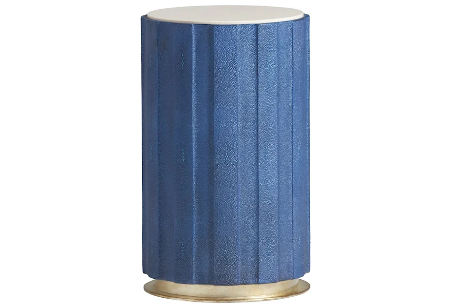 Carlyle Chelsea Cobalt Shagreen Accent Table by Lexington at Johnny Janosik
