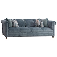 Springfield Sofa with Nailheads and Ferrules