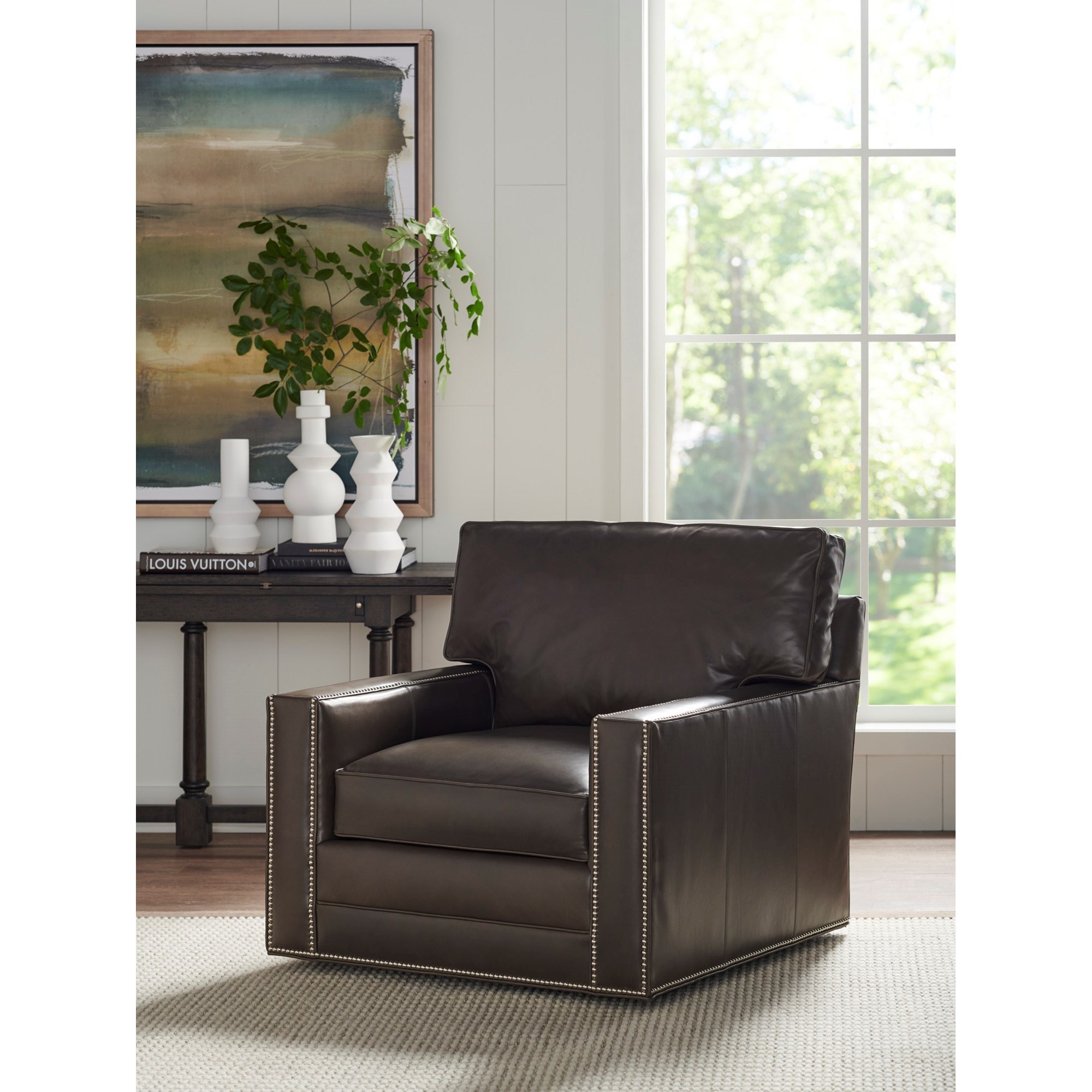 Braxton Customizable Swivel Chair