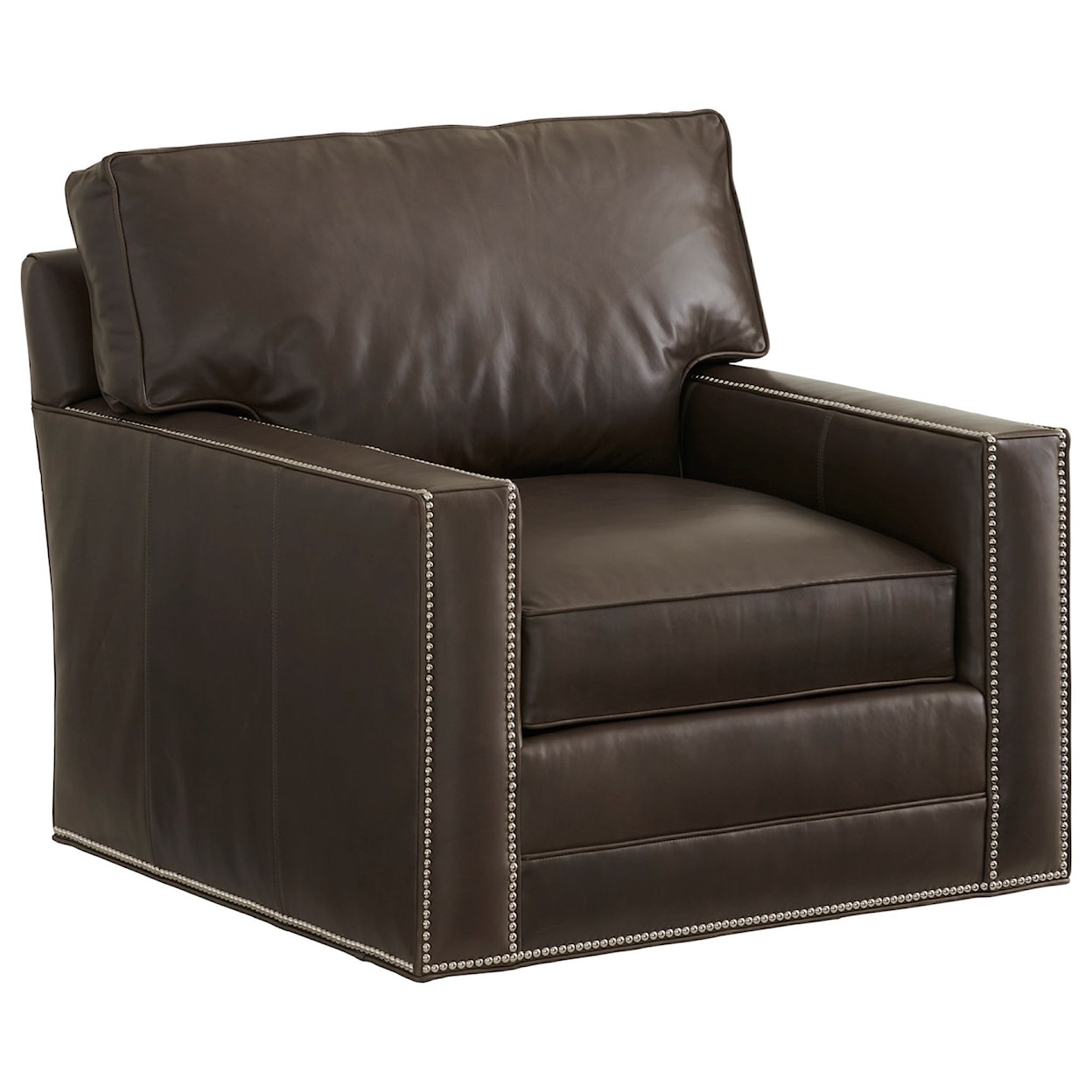 Lexington Couture Leather Braxton Customizable Swivel Chair