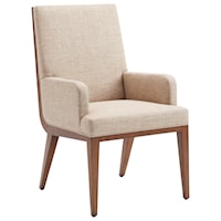 Marino Upholstered Arm Chair in Medford Cream Fabric