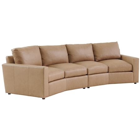 Ashbury 2-Piece Sectional Sofa With Pillows