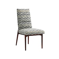 Chelsea Mid Century Modern Side Chair with Customizable Fabric