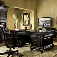 Admiralty Executive Desk with Pilasters