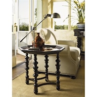 Octagon Plantation Accent Table