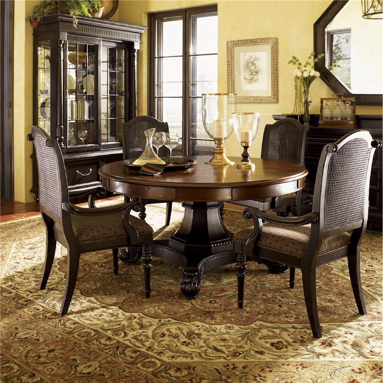 Tommy Bahama Home Kingstown Bonaire Round Dining Table