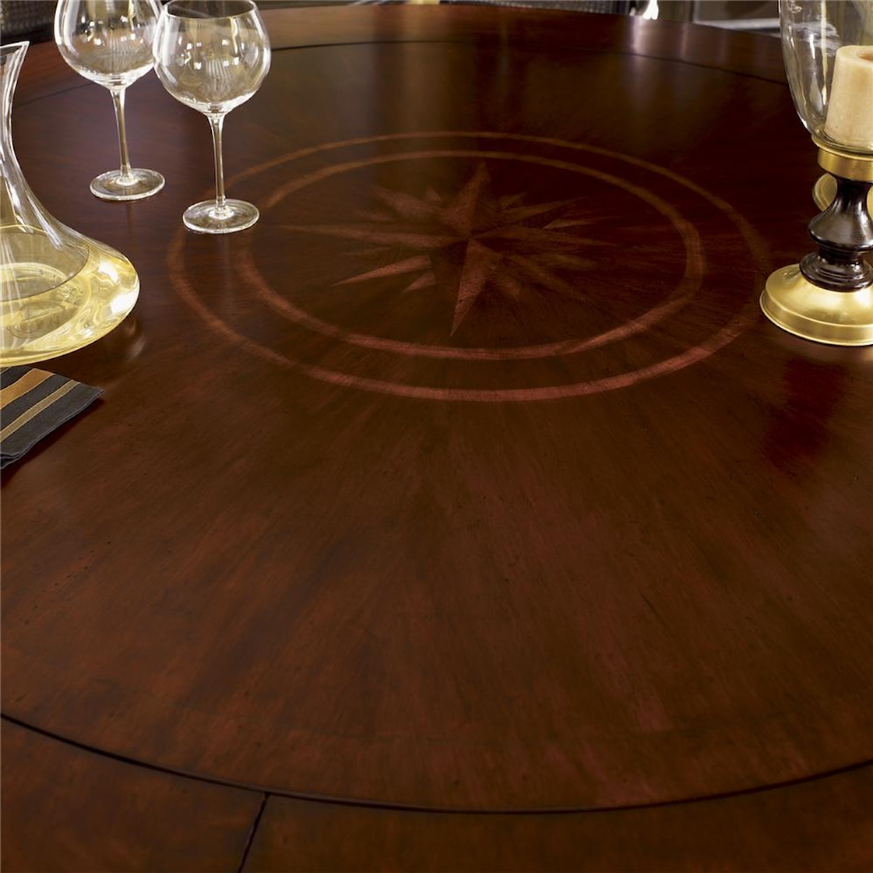 Tommy Bahama Home Kingstown Bonaire Round Dining Table