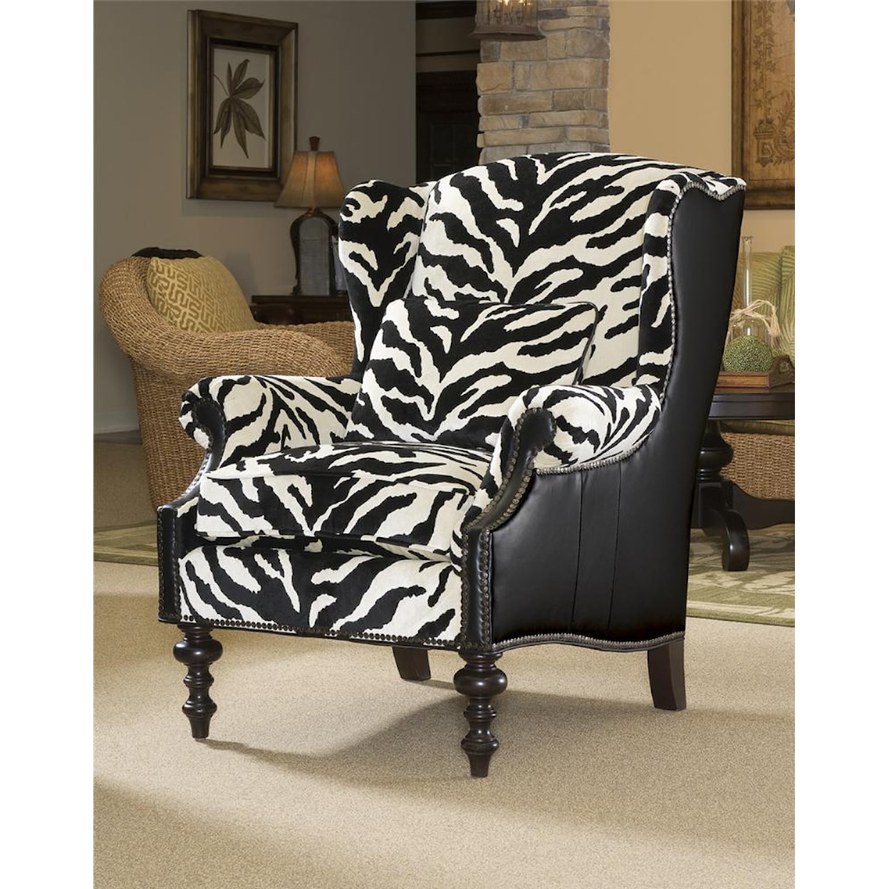 Tommy Bahama Home Kingstown Wells Wing Chair