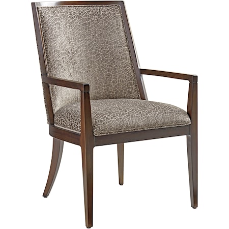 Ellipsis Upholstered Arm Chair (Custom)