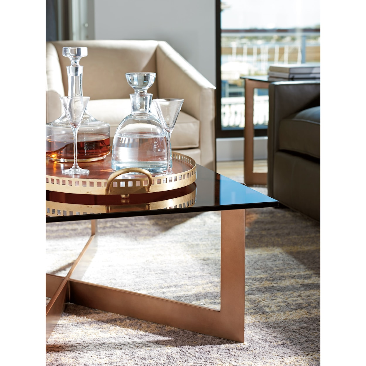 Lexington Zavala Aperture Cocktail Table