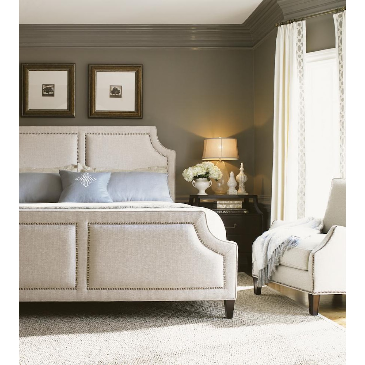 Lexington Kensington Place Queen Chadwick Upholstered Bed