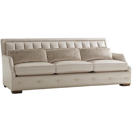 <b>Customizable</b> Audrey Channel Back Sofa