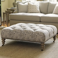 Tufted Victoria Cocktail Ottoman