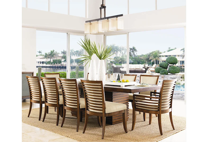 Ocean Club 11 Piece Table & Chair Set by Tommy Bahama Home at Baer's Furniture