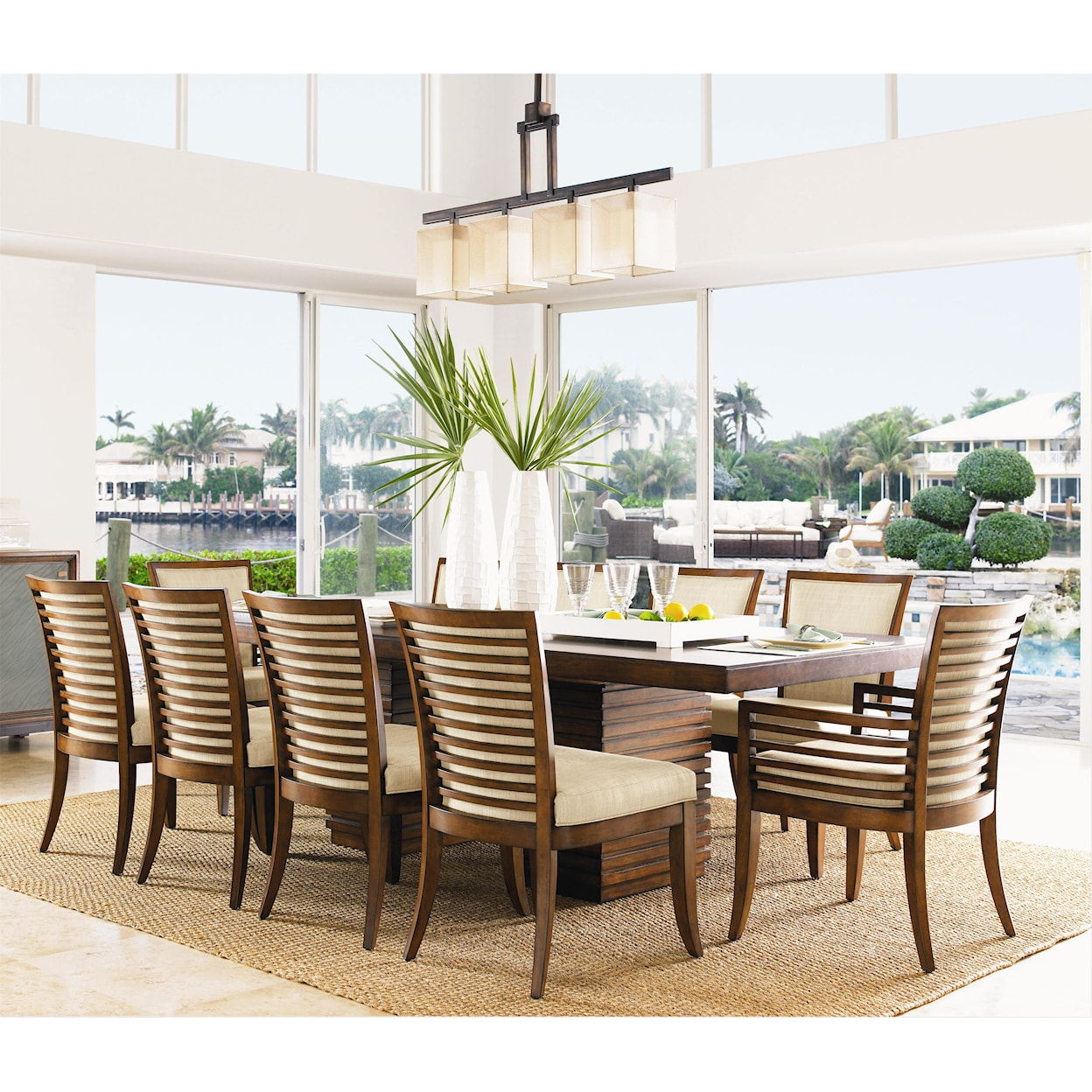 Tommy Bahama Home Ocean Club 11 Piece Table & Chair Set