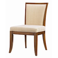 Customizable Kowloon Side Chair with Horizontal Slats