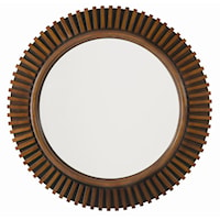 Round Reflections Mirror