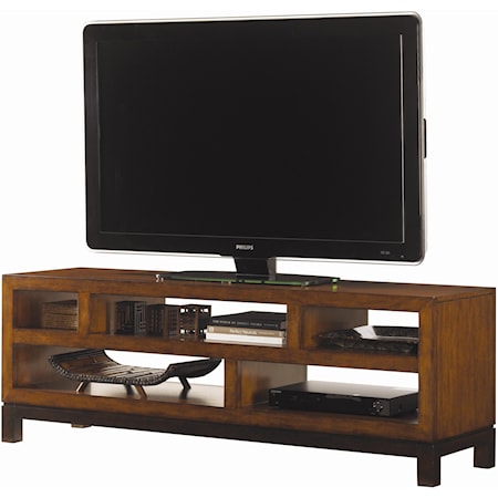 Pacifica Entertainment Console with Five Shelves