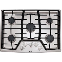 30" Built-In Gas Cooktop with 5 Sealed Burners, Including SuperBoil™ Burner