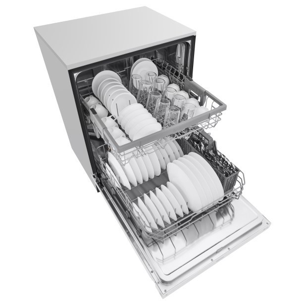 LG Appliances Dishwashers- LG Front Control QuadWash™ Dishwasher