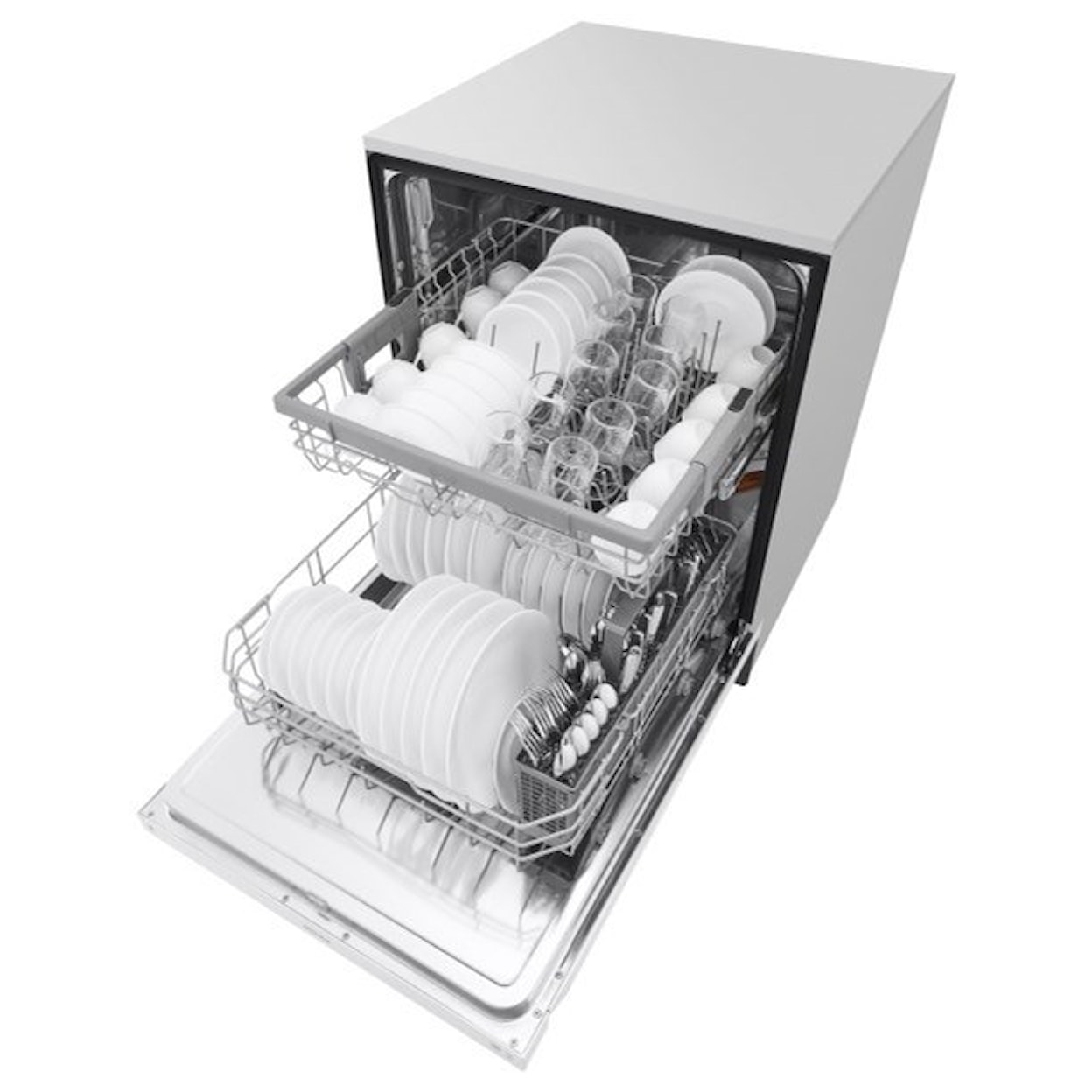 LG Appliances Dishwashers- LG Front Control QuadWash™ Dishwasher