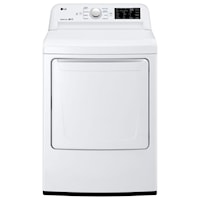 7.3 cu. ft. 27" Electric Front-Load Dryer with Sensor Dry System and Dual LED Display 