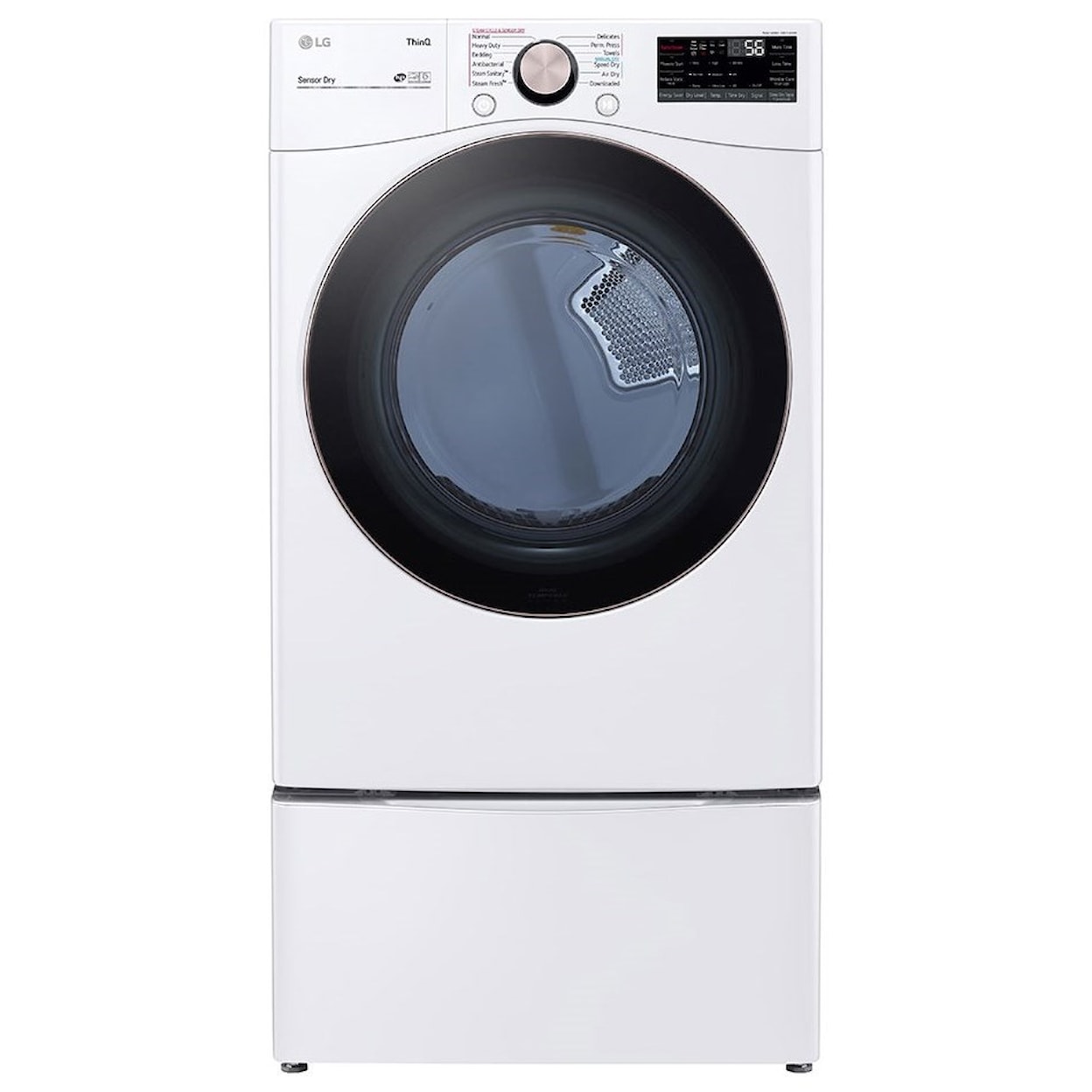 LG Appliances Dryers 7.4 cu. ft. Smart Front Load Electric Dryer