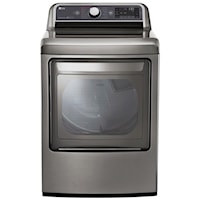 7.3 Cu. Ft. Ultra Large Capacity TurboSteam™ Electric Dryer with EasyLoad™ Door