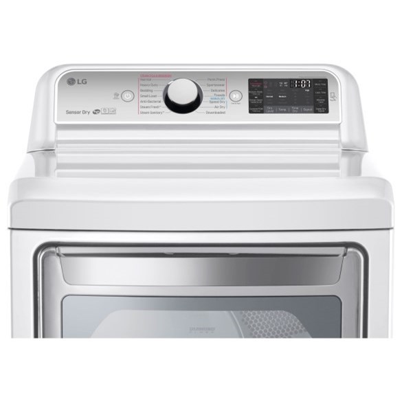 LG Appliances Dryers 7.3 cu. ft. TurboSteam™ Electric Dryer