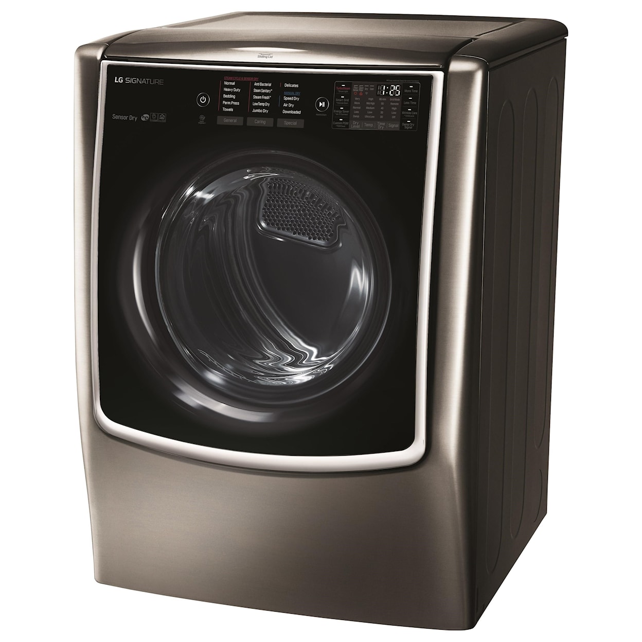 LG Appliances Dryers LG SIGNATURE: 9.0 TurboSteam™ Electric Dryer