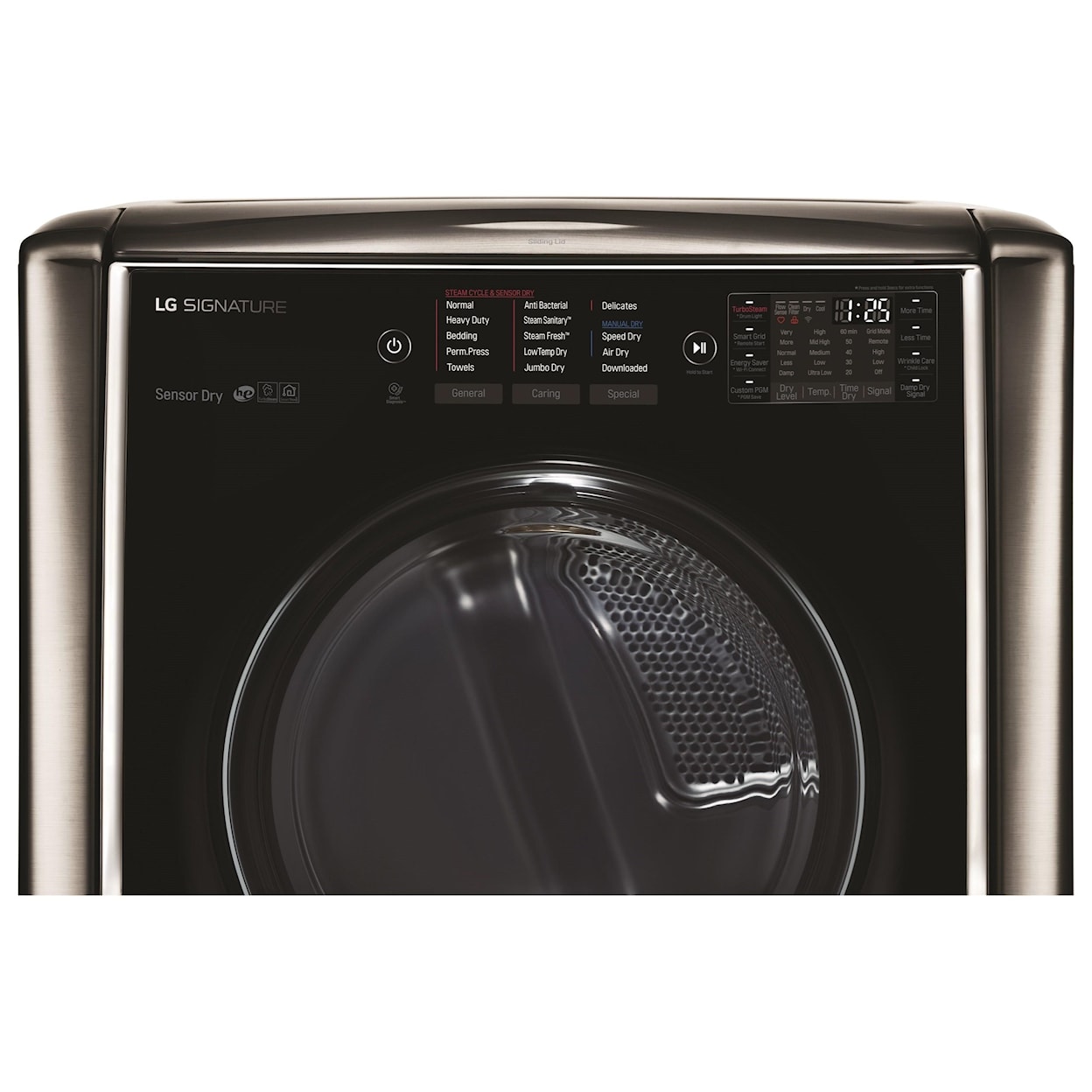 LG Appliances Dryers LG SIGNATURE: 9.0 TurboSteam™ Electric Dryer