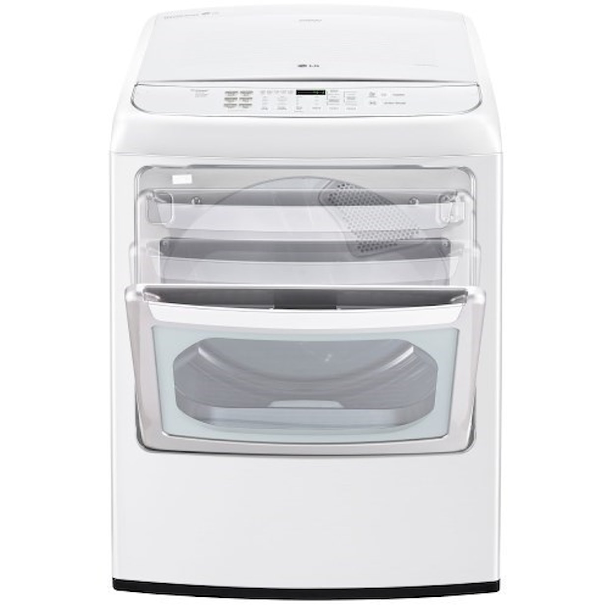 LG Appliances Dryers 7.3 Cu. Ft. Front Control Electric Dryer