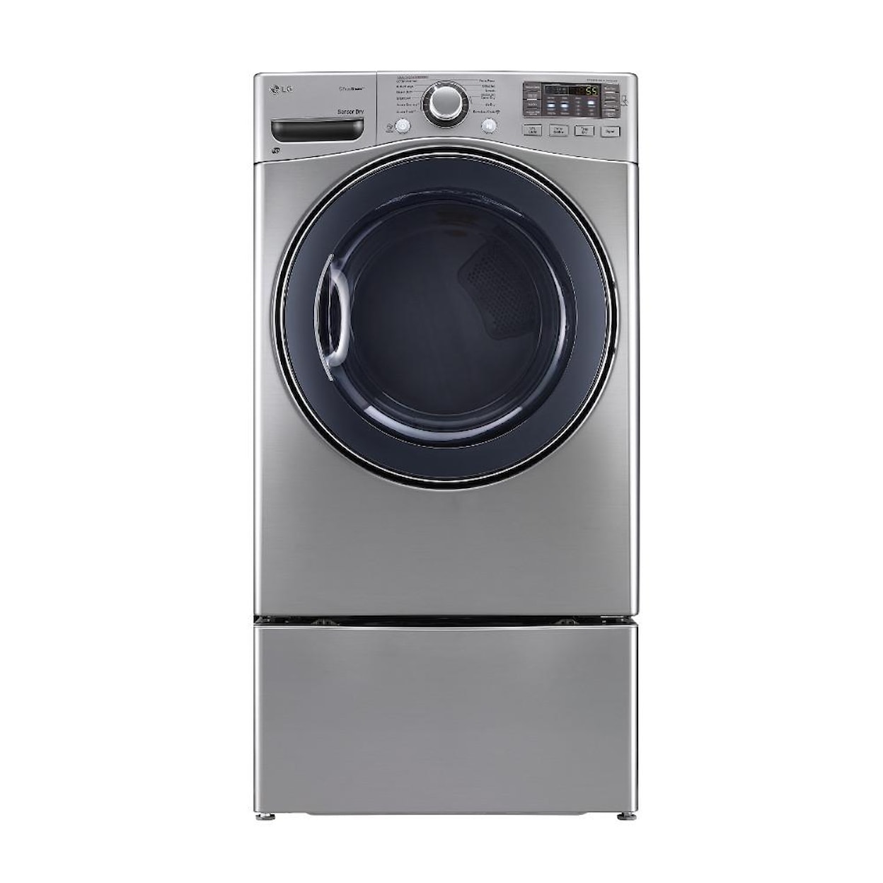 LG Appliances Dryers 7.4 Cu. Ft. Front Load Gas Steam Dryer