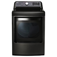 7.3 cu. ft. Ultra Large Capacity TurboSteam™ Gas Dryer with LG EasyLoad™ Door