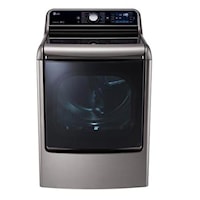 9.0 Cu. Ft. Mega  Capacity Gas Steam Dryer With Easyload™ Door