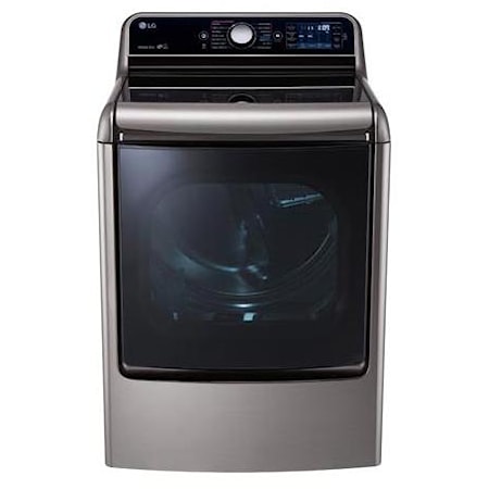 9.0 Cu. Ft. Mega  Capacity Gas Steam Dryer With Easyload™ Door