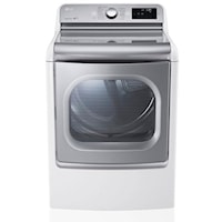 9.0 Cu. Ft. Mega  Capacity Gas Steam Dryer With Easyload™ Door