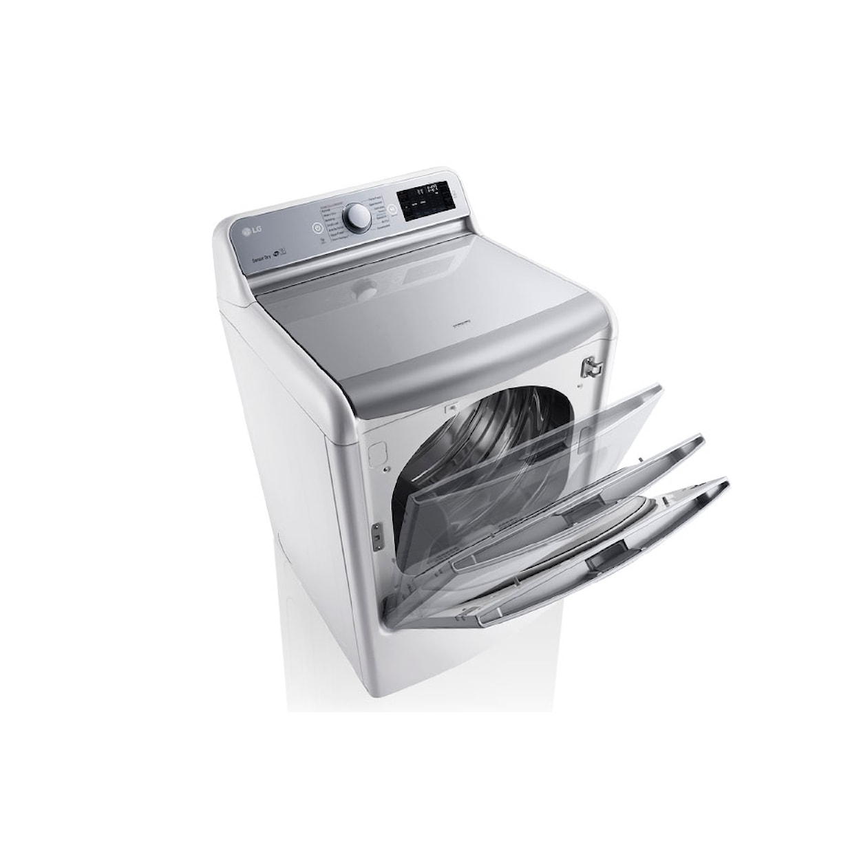 LG Appliances Dryers 9.0 Cu. Ft. Capacity Gas Steam Dryer