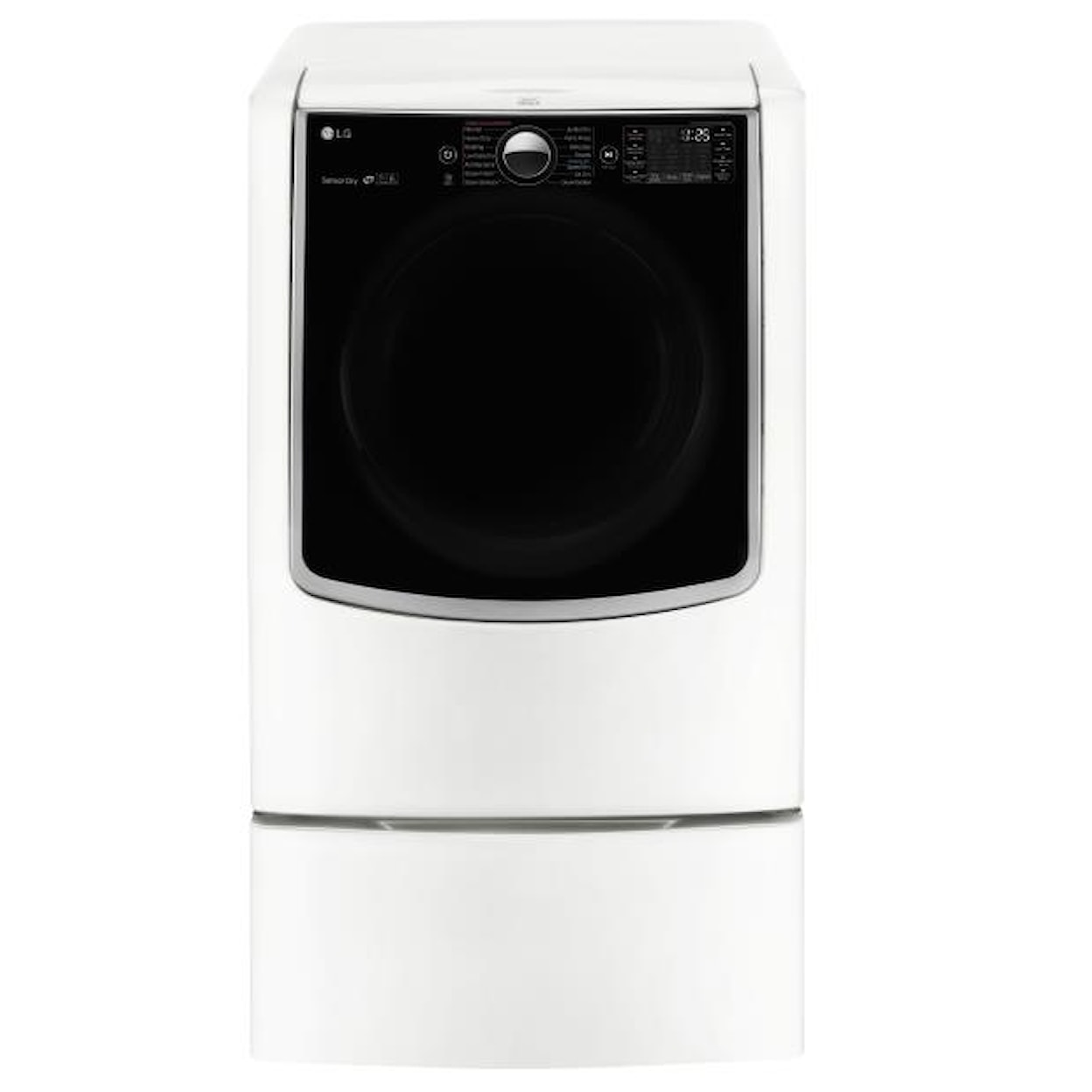 LG Appliances Dryers 9.0 Cu. Ft. Capacity TurboSteam® Gas Dryer