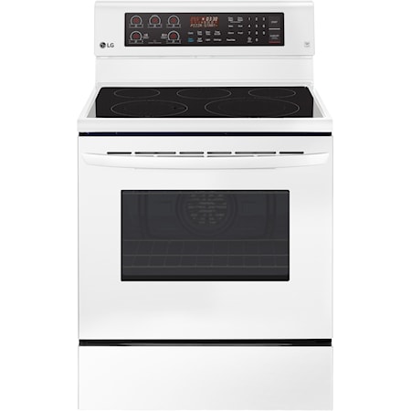6.3 cu. ft. Capacity Electric Single Oven Range with True Convection and EasyClean®