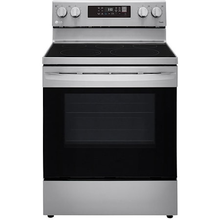 6.3 cu ft. Smart Wi-Fi Enabled Fan Convection Electric Range with Air Fry & EasyClean®